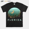 Florida Souvenir Forest Evergreen Night Sky Nature T-Shirt