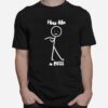 Floss Like A Boss Dance Stickman T-Shirt