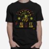 Flower Butterfly Radiate Positivity Lunch Lady T-Shirt