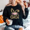 Flower Gigi Leopard Bunny Sweater