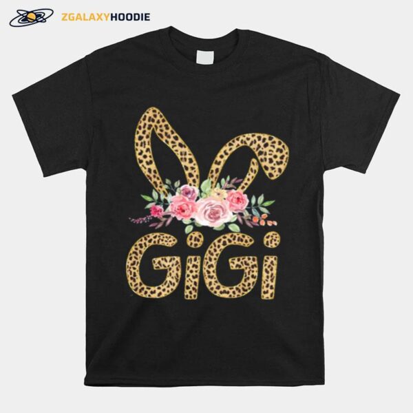 Flower Gigi Leopard Bunny T-Shirt