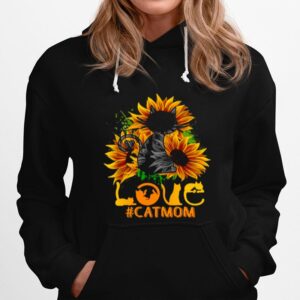 Flower Love Cat Mom Hoodie