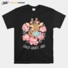 Flower Masks Crazy Giraffe Lady T-Shirt