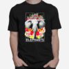 Flowers Life Is Better With Elephants T-Shirt