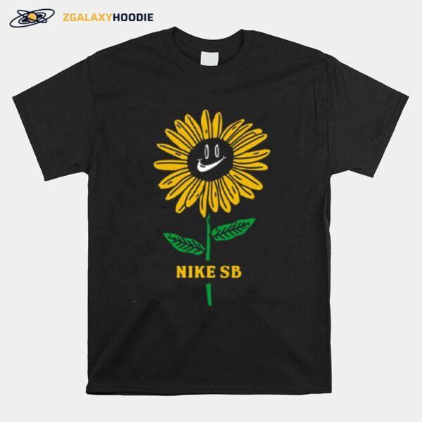 Flowers Nike Logo Sb Face T-Shirt