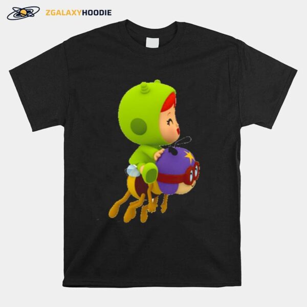 Flying With The Bee Pocoyo And Friends T-Shirt