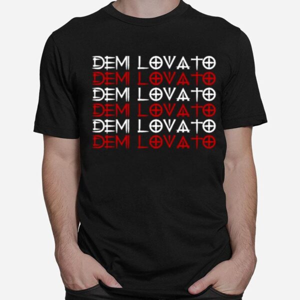 Font Art Demi Lovato Rock Holy Fvck T-Shirt