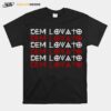 Font Art Demi Lovato Rock Holy Fvck T-Shirt