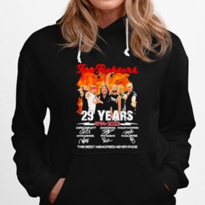 Foo Fighters 29 Years 1994 %E2%80%93 2023 Thank You For The Memories Hoodie