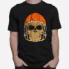 Football Player Skull Trick Or Treat Halloween T-Shirt