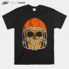 Football Player Skull Trick Or Treat Halloween T-Shirt