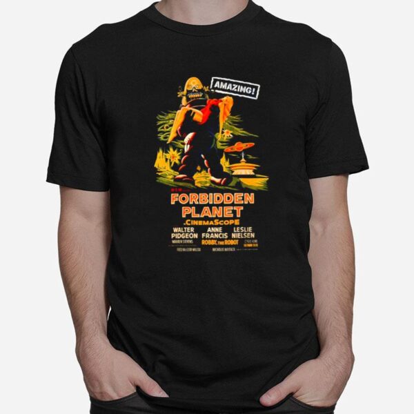 Forbidden Planet Poster Amazing T-Shirt