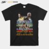 Forever Black Panther Ii 2018 2022 Thank You For The Memories Signatures T-Shirt