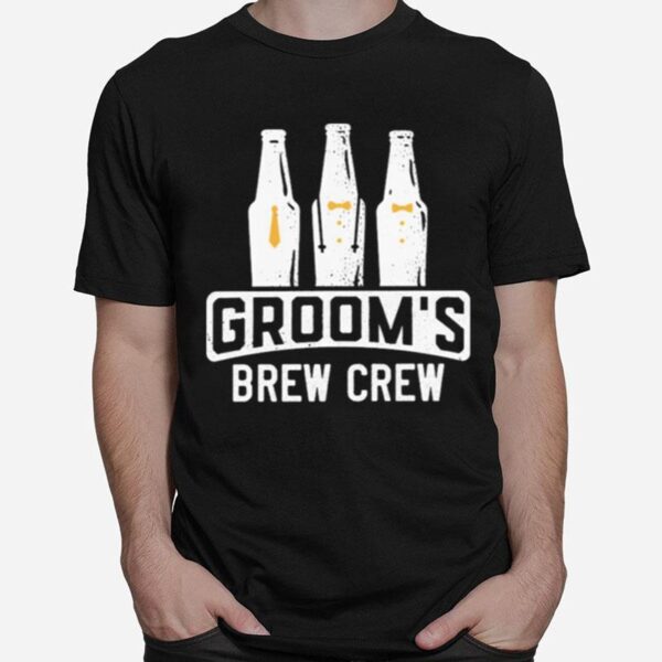 Grooms Brew Crew T-Shirt