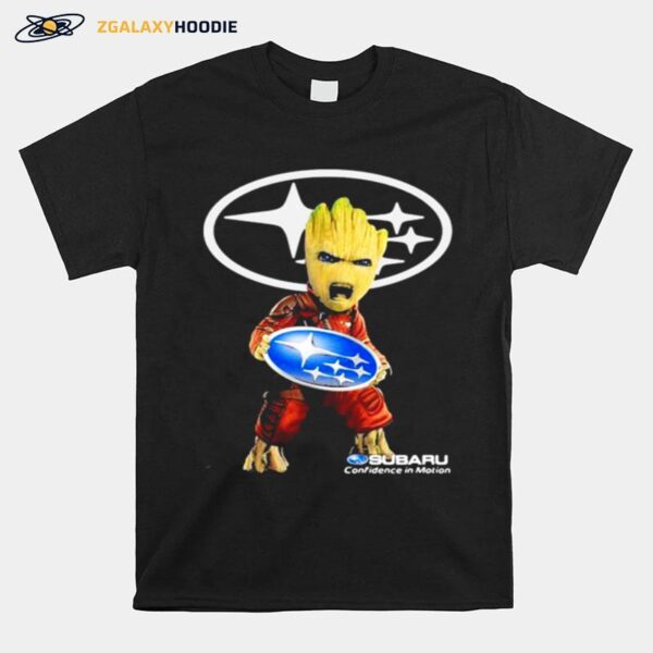 Groot Holding Subaru Confidence In Motion Logo T-Shirt