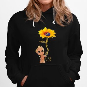 Groot Hug Sunflower You Are My Sunshine Hoodie