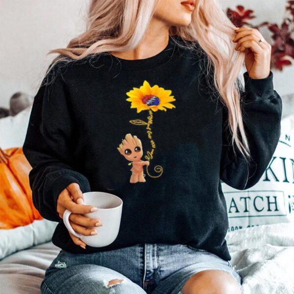 Groot Hug Sunflower You Are My Sunshine Sweater