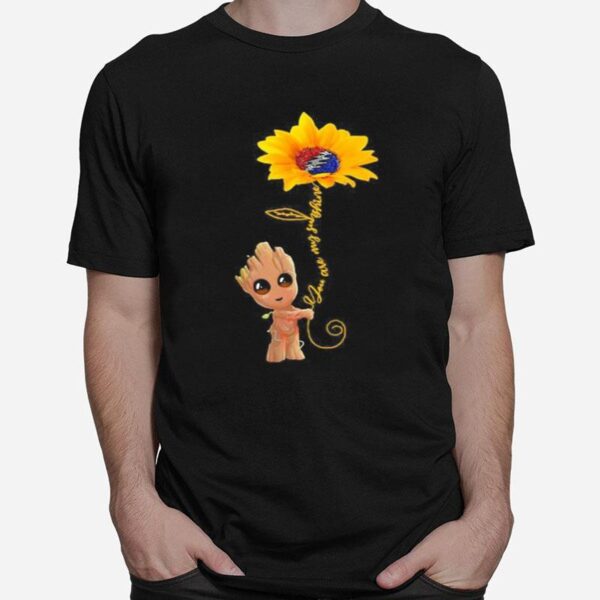 Groot Hug Sunflower You Are My Sunshine T-Shirt