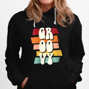 Groovy Cool 60S 70S Hippy Slang Phrase Novelty Hoodie