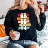 Groovy Cool 60S 70S Hippy Slang Phrase Novelty Sweater