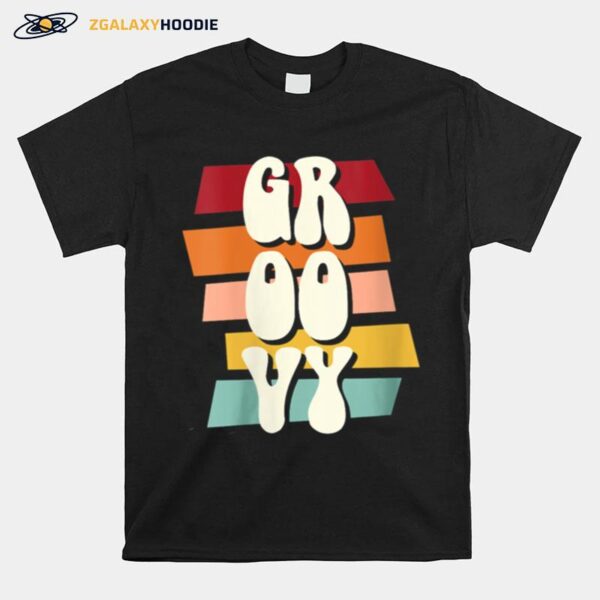 Groovy Cool 60S 70S Hippy Slang Phrase Novelty T-Shirt