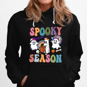 Groovy Ghost Spooky Season Halloween Hoodie