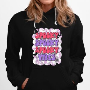 Groovy Spooky Season Spooky Vibes Hippie Halloween Costume Hoodie