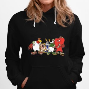 Group Baseball Picture Looney Tunes Hoodie