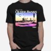 Group Shot Boat Search Silhouette Welcome To Outer Banks Copy T-Shirt