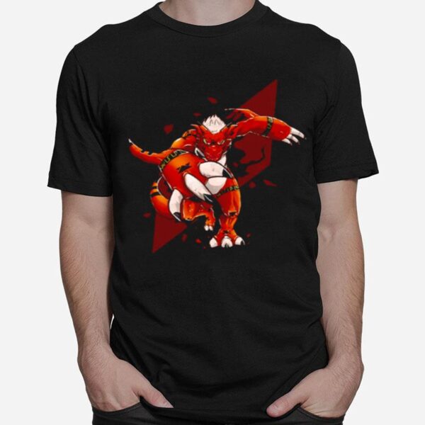 Growlmon Fanart Digimon T-Shirt