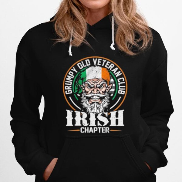 Grumpy Old Veteran Club Irish St Patricks Day Hoodie