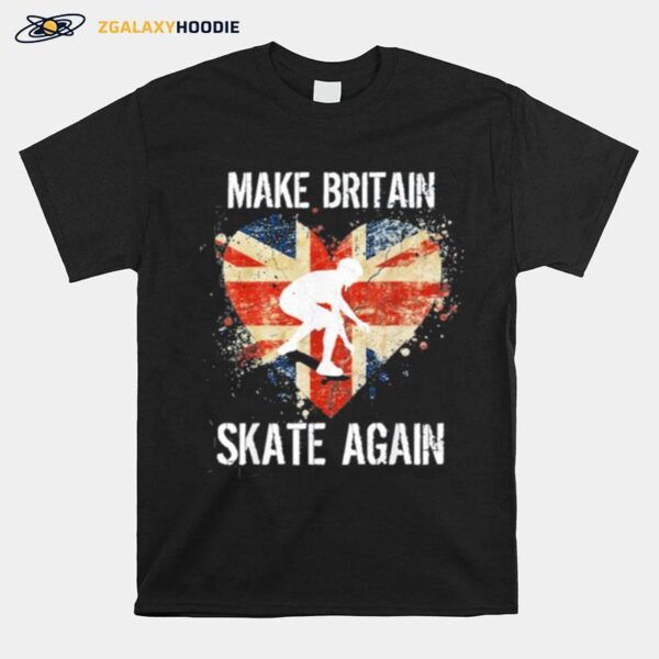 Grunge Skater Clothes Make Britain Skate Again Aesthetic T-Shirt