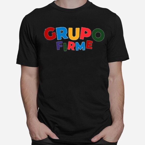 Grupo Firme Colored Logo T-Shirt