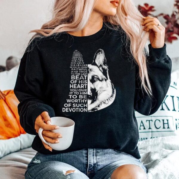 Gsd Human Best Friend Sweater