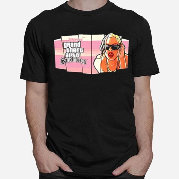 Gta Grand Theft Auto Rockstar San Andreas T-Shirt