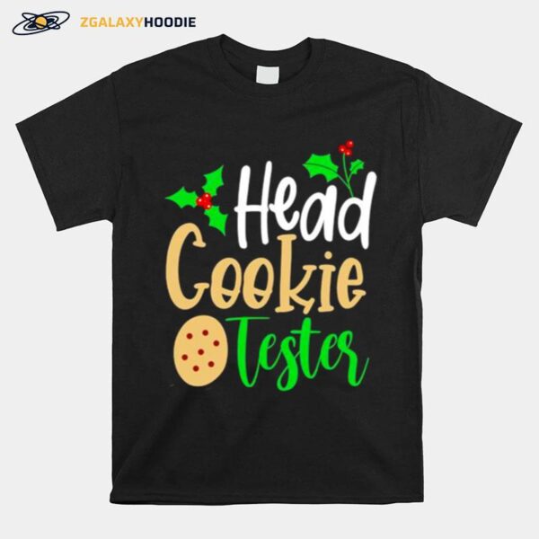 Head Cookie Tester Merry Christmas T-Shirt