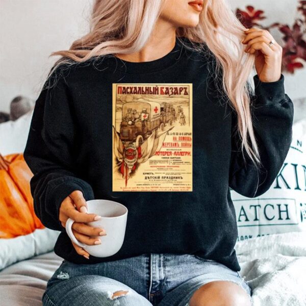 Healthcare In Cold War Ussr Cccp Soviet Union Propaganda Sweater