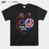 Healthcare Worker Sunflower American Flag Patriotic 4Th Of July T-Shirt