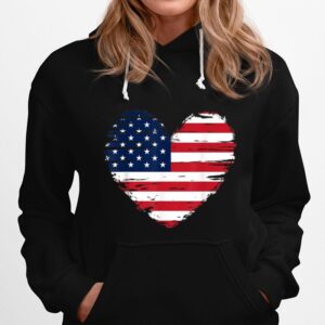 Heart American Patriotic Armed Forces Usa Flag Memorial Day T B09Zp36Vmg Hoodie