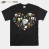 Heart Art Teacher T-Shirt