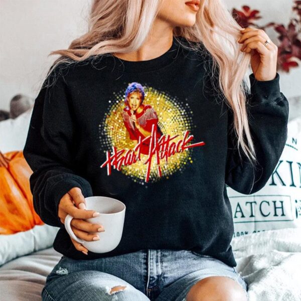 Heart Attack 80S Music Graphic Olivia Newton John Sweater