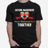 Heart Autism Awareness Puzzle Pieces Symbol April Month T-Shirt