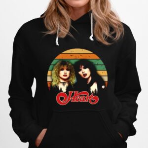 Heart Band Retro Vintage Hoodie