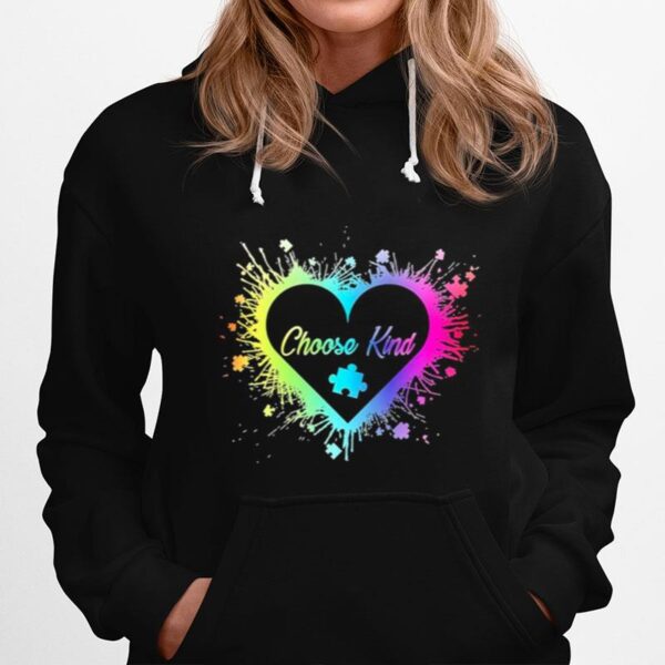 Heart Choose Kind Autism Hoodie