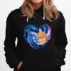 Heart Dodgers And Lakers For Life Football Hoodie