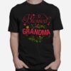 Heart Floral Blessed Grandma T-Shirt