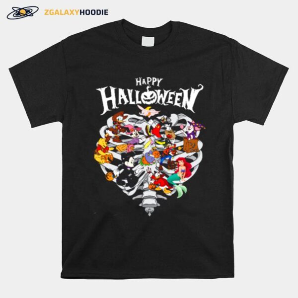 Heart Geometric Disney Halloween T-Shirt