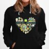 Heart Green Bay Packers Welcome To Packers Country Hoodie