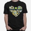 Heart Green Bay Packers Welcome To Packers Country T-Shirt