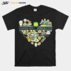 Heart Green Bay Packers Welcome To Packers Country T-Shirt